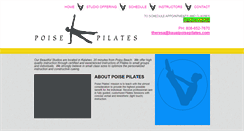 Desktop Screenshot of kauaipoisepilates.com